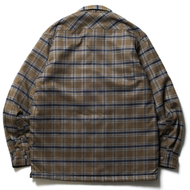 BLUCO / QUILTING FLANNEL SHIRTS (OLIVE)