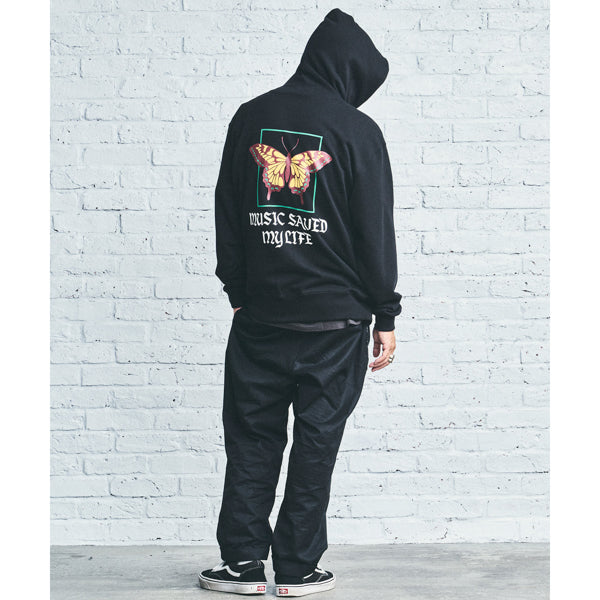 MSML / OVERSIZED BATTERFLY GRAPHIC HOODIE (BLACK)