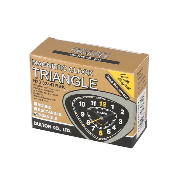 DULTON / MAGNETIC CLOCK TRIANGLE (BLACK)