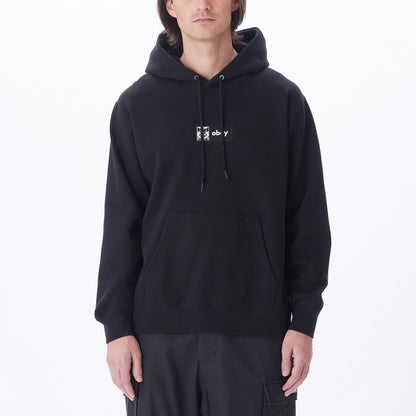 OBEY / ICON EMBROIDRED PULLOVER HOODIE (BLACK)