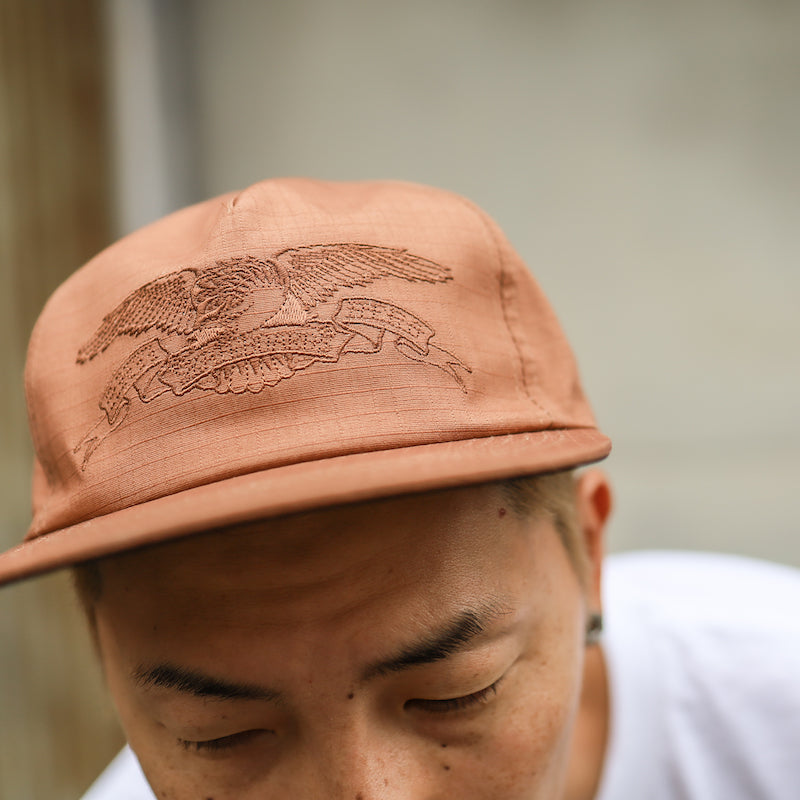 ANTIHERO / BASIC EAGLE SNAPBACK CAP (BROWN/BROWN)