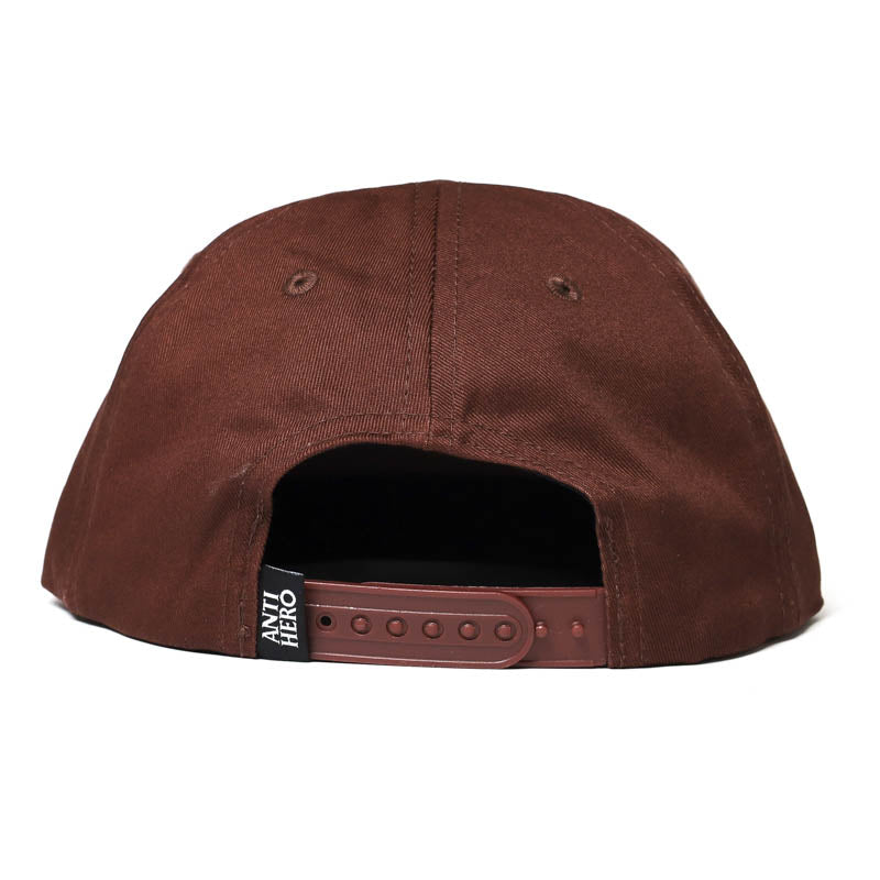 ANTIHERO / GRIMPLE SNAPBACK CAP (ESPRESSO)