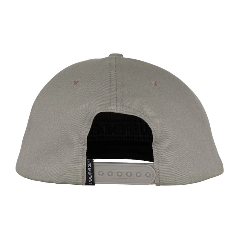 INDEPENDENT / BASEPLATE SNAPBACK CAP (GREY)