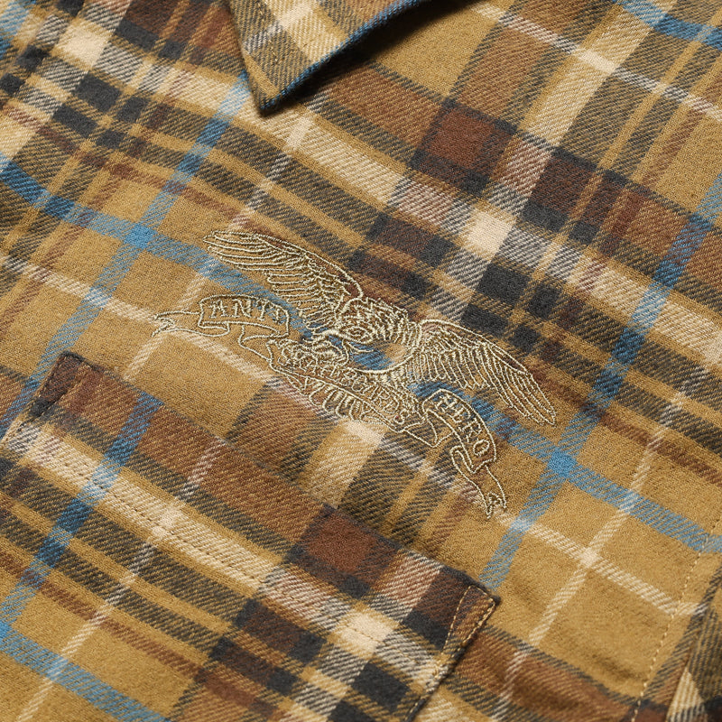 ANTIHERO / BASIC EAGLE FLANNEL JACKET (MULTI COLOR)