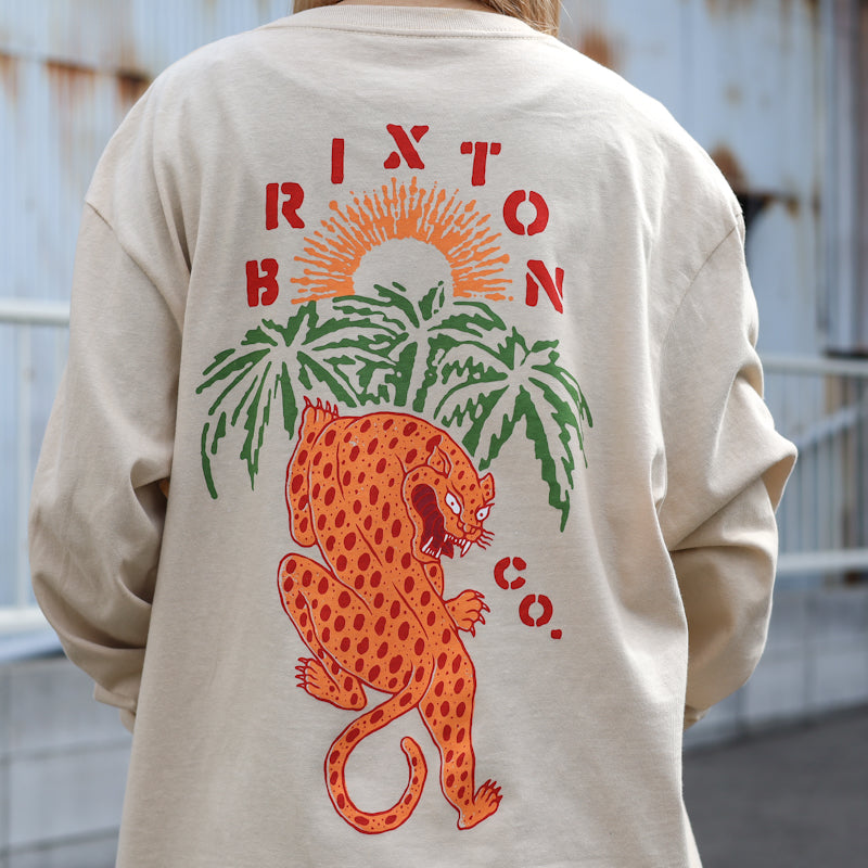 BRIXTON / SEEKS L/S STANDARD TEE (CREAM)