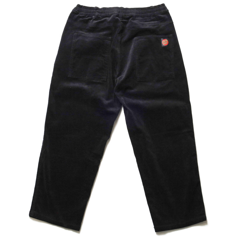 SANTA CRUZ / LTD LOGO CORDUROY PANTS (BLACK)