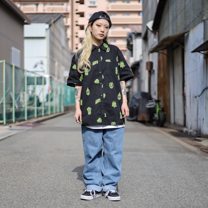 CREATURE / VOODOO ISLE WORK SHIRT (BLACK)