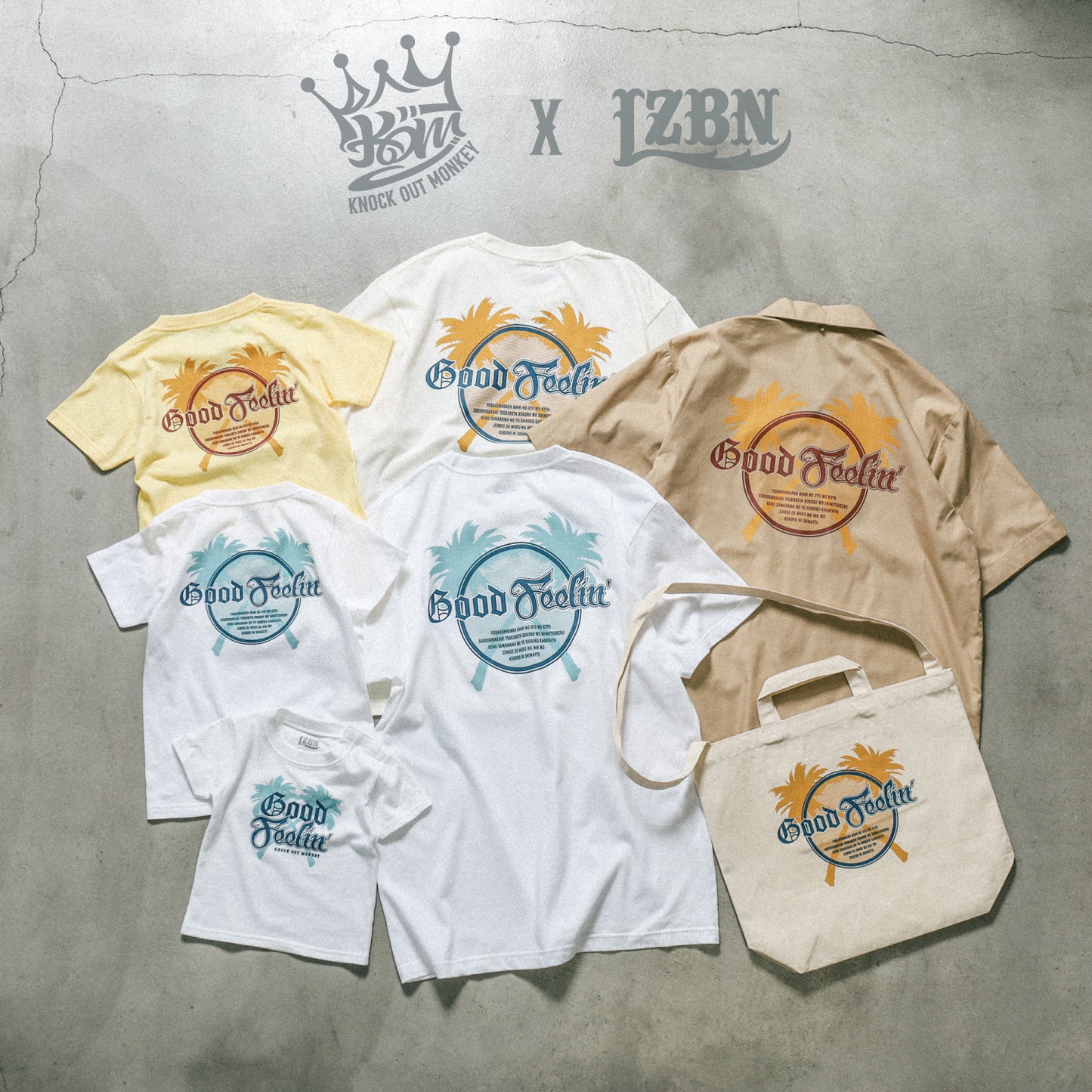 KOM×LZBN / KIDS GF S/S TEE (WHITE)
