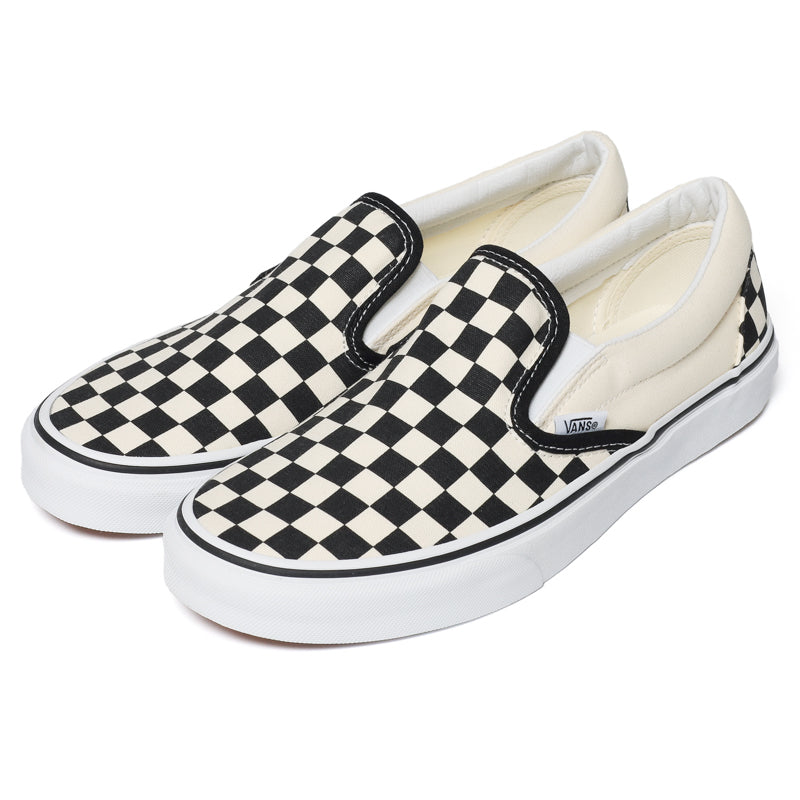 VANS / CLASSIC SLIP-ON (BLK&WHT CHECKERBOARD/WHT)