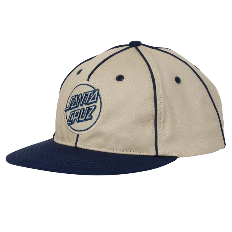 SANTA CRUZ / CONVERGENCE OPUS SNAPBACK CAP (OFF WHITE/NAVY)