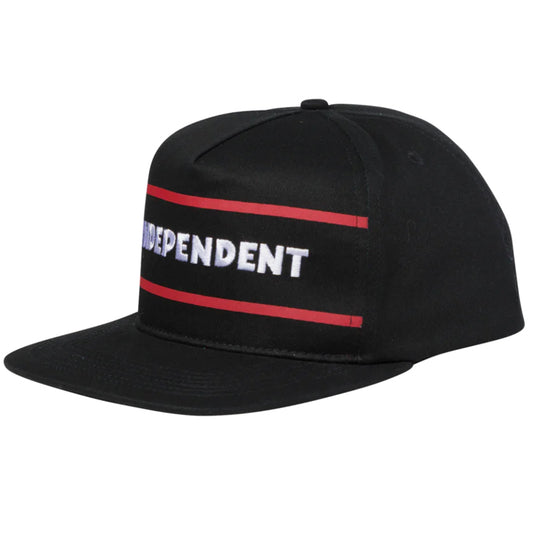 INDEPENDENT / ITC STREAK SNAPBACK CAP (BLACK)