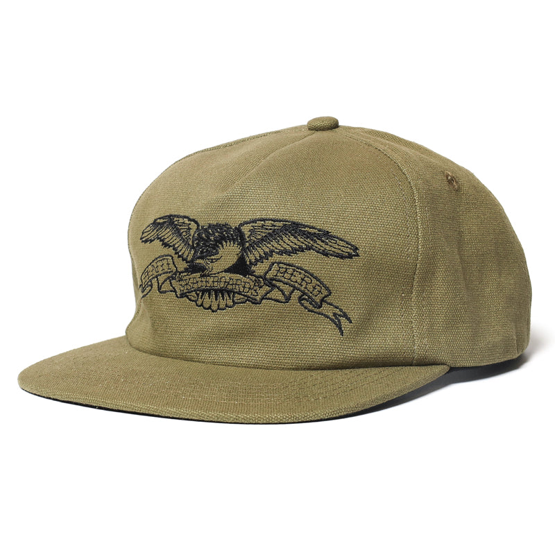 ANTIHERO / BASIC EAGLE SNAPBACK CAP (OLIVE/BLACK)