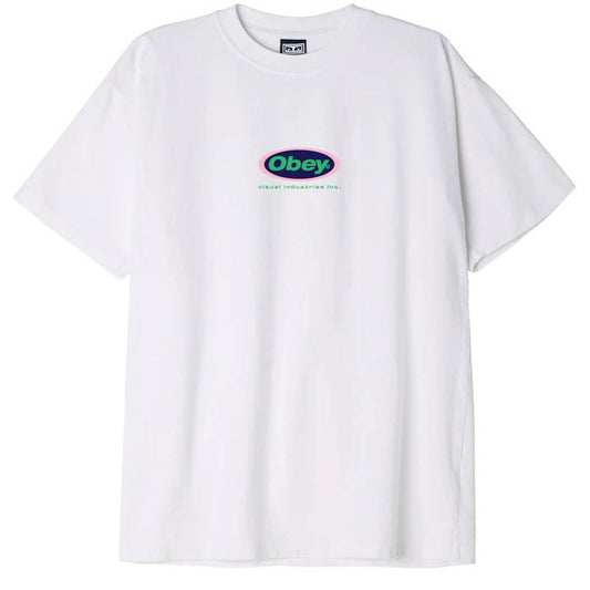 OBEY / OBEY INC. HEAVY WEIGHT CLASSIC BOX TEE (WHITE)
