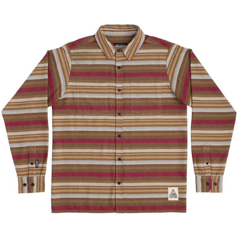 CREATURE / TAKE WARNING FLANNEL SHIRT (DESERT RISE)