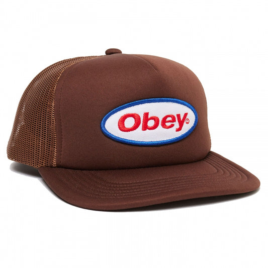 OBEY / OBEY CHISEL TRUCKER CAP (BROWN)