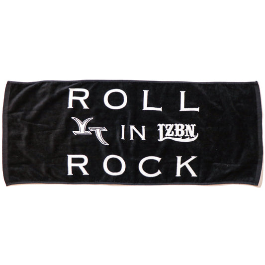 LZBN / ROLL IN ROCK VOL.6 RIR LOGO TOWEL (BLACK)