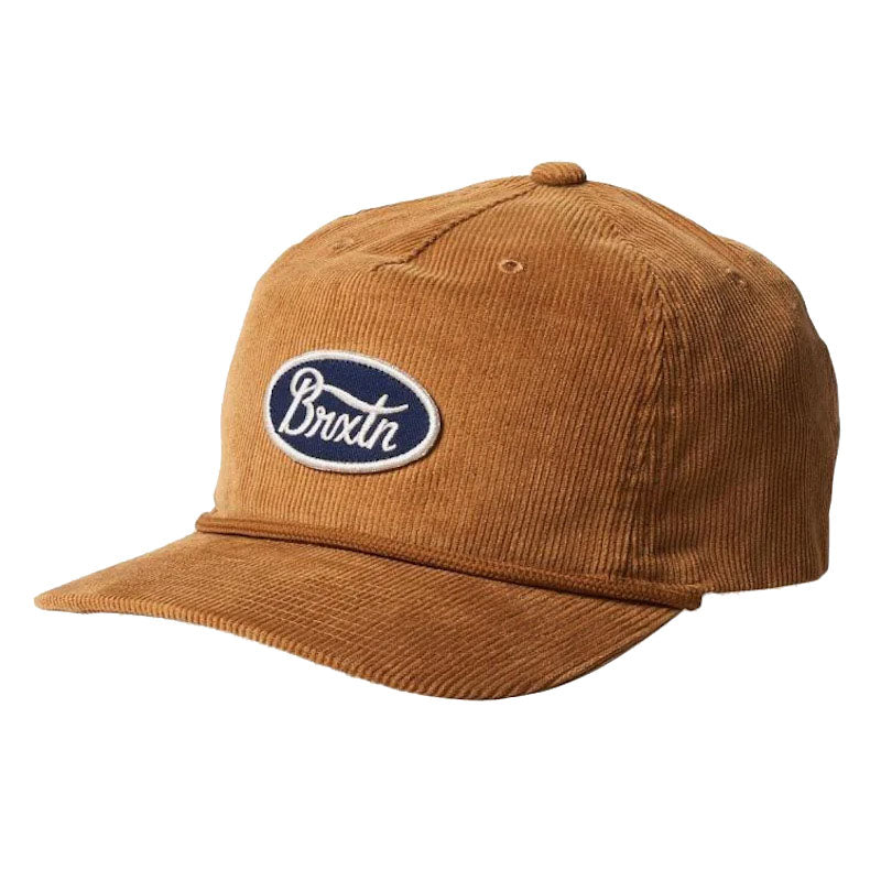 BRIXTON / PARSONS NETPLUS MP SNAPBACK CAP (GOLDEN BROWN)