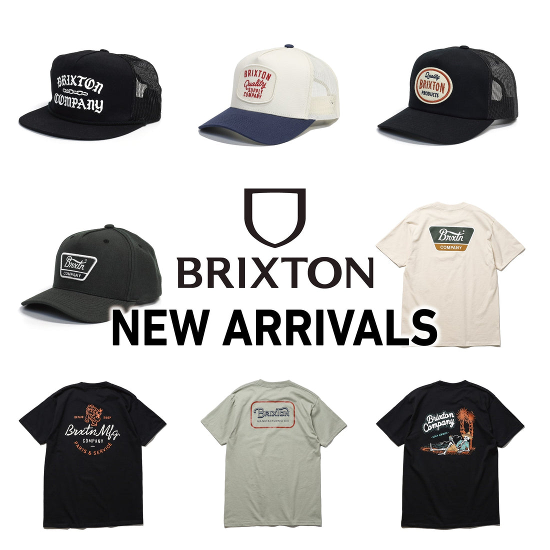 【BRIXTON】8点新入荷