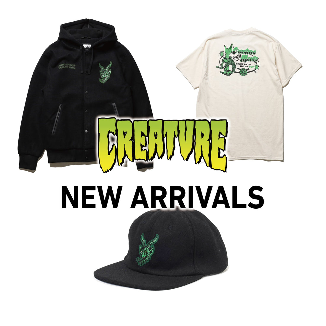 【CREATURE】3点新入荷