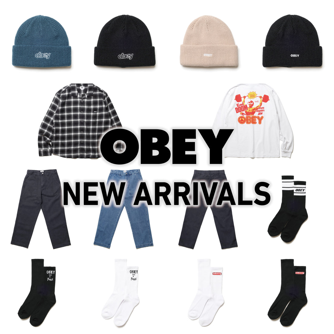 【OBEY】14点新入荷