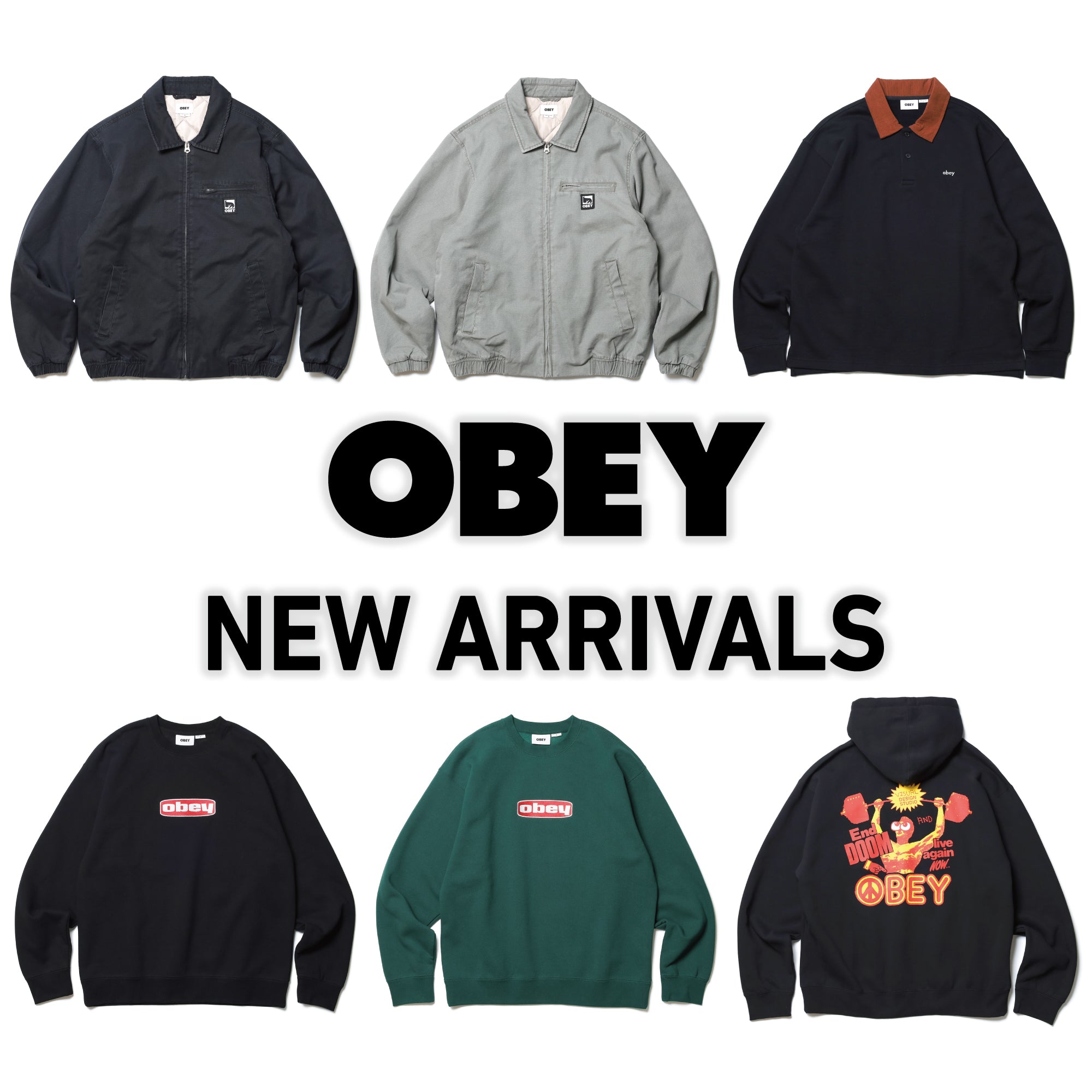 OBEY】6点新入荷 – Feelin'