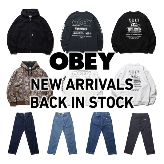 【OBEY】8点新入荷 2点再入荷