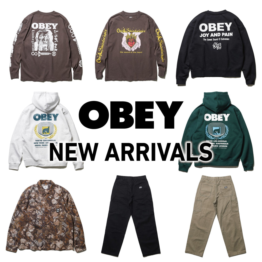 【OBEY】8点新入荷