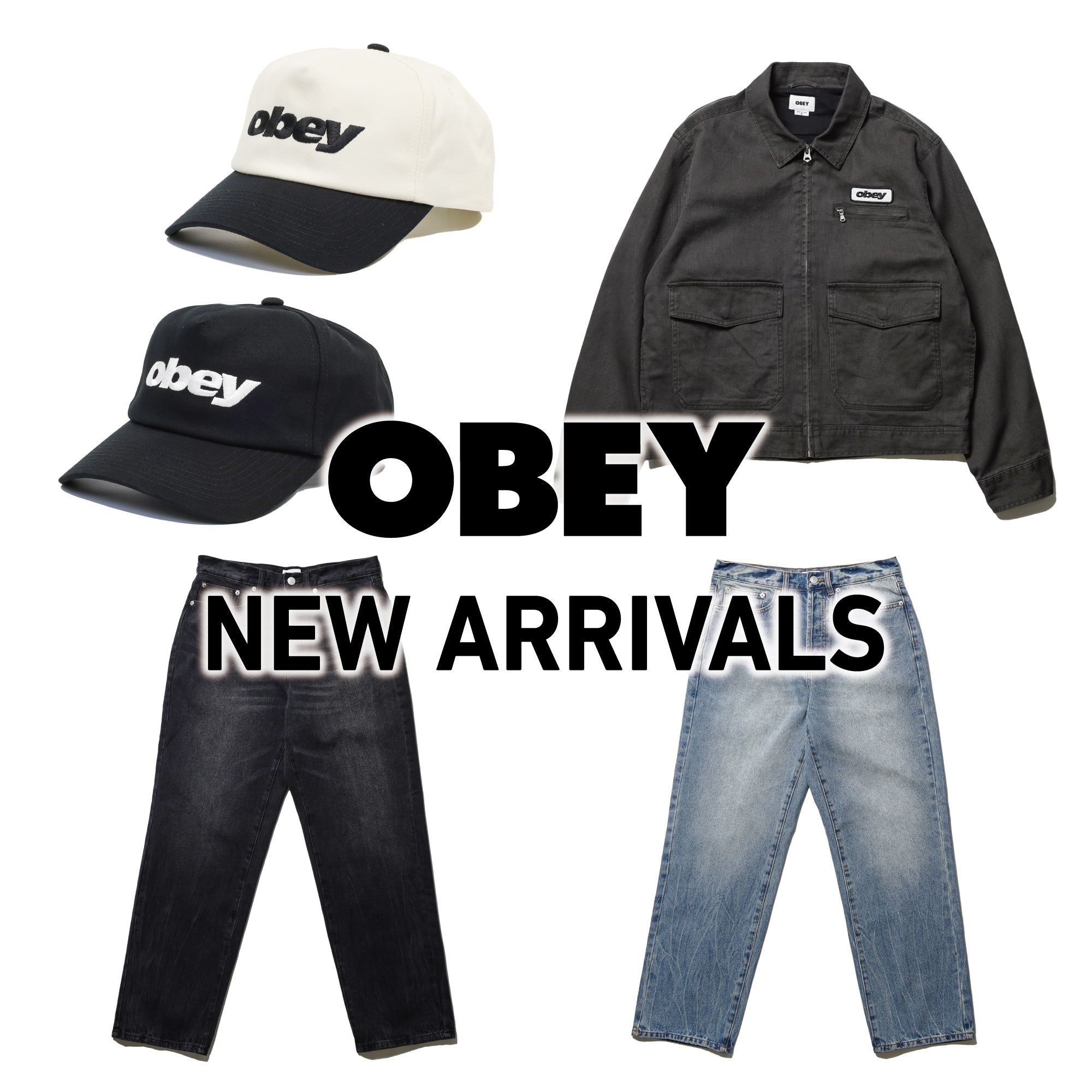 OBEY / CLASSIC BAGGY VINTAGE DENIM (HEAVY VINTAGE BLACK) – Feelin'