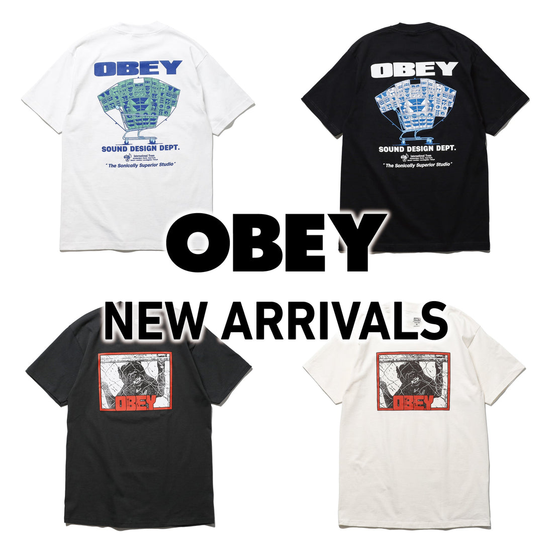 【OBEY】4点新入荷
