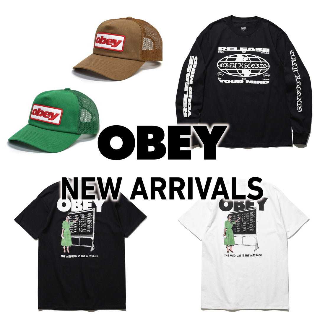 【OBEY】5点新入荷