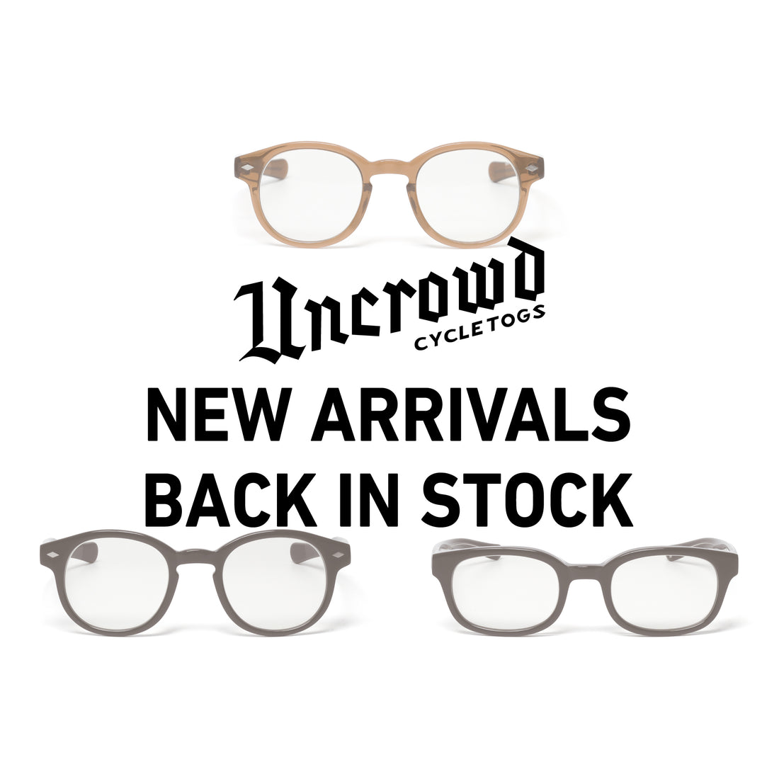 【UNCROWD】1点新入荷 & 2点再入荷