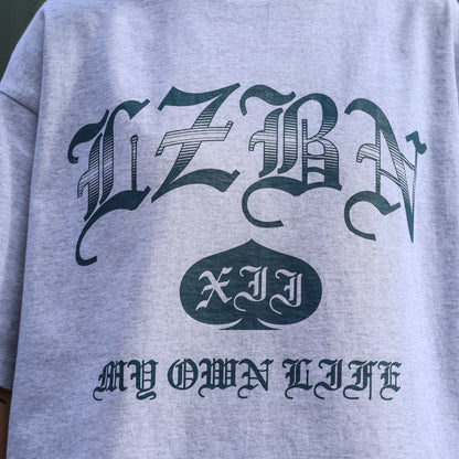 LZBN / OE COLLEGE HEAVYWEIGHT TEE (ASH)