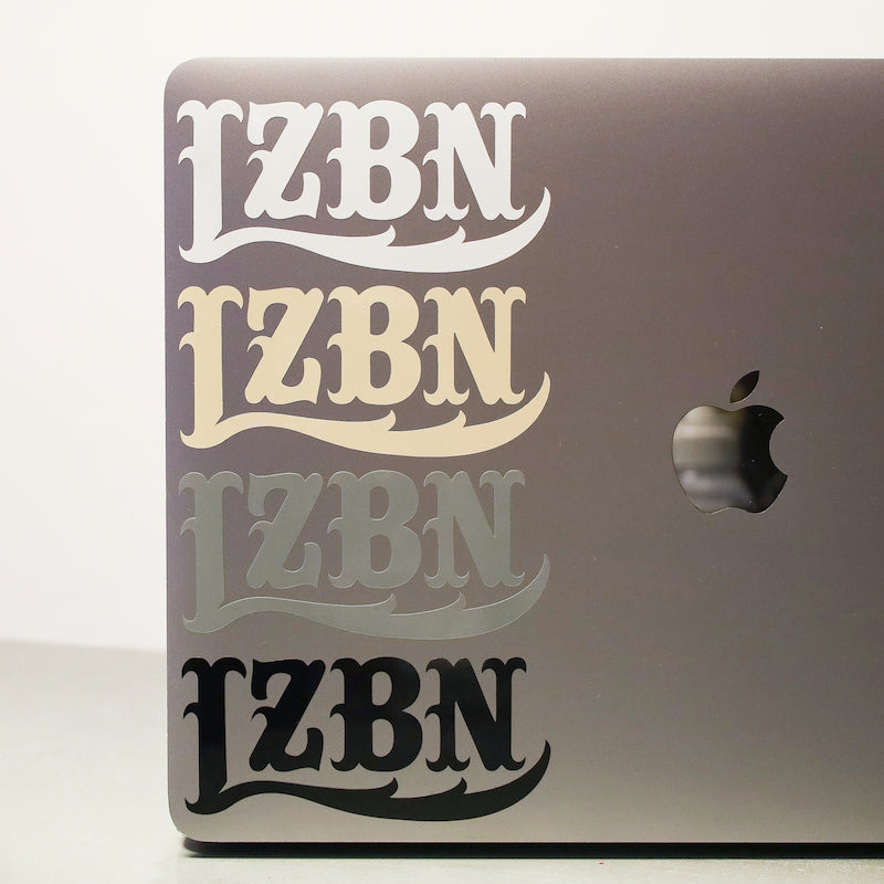 LZBN / LZBN LOGO DIE CUT STICKER S (BEIGE)