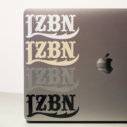 LZBN / LZBN LOGO DIE CUT STICKER S (BLACK)