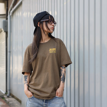 ANTIHERO / JALOPI STOP POLLUTION TEE (HEATHER ARMY)