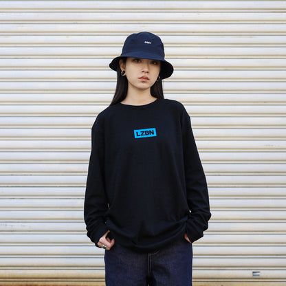 LZBN / WORKERS L/S TEE (BLACK/BLUE)