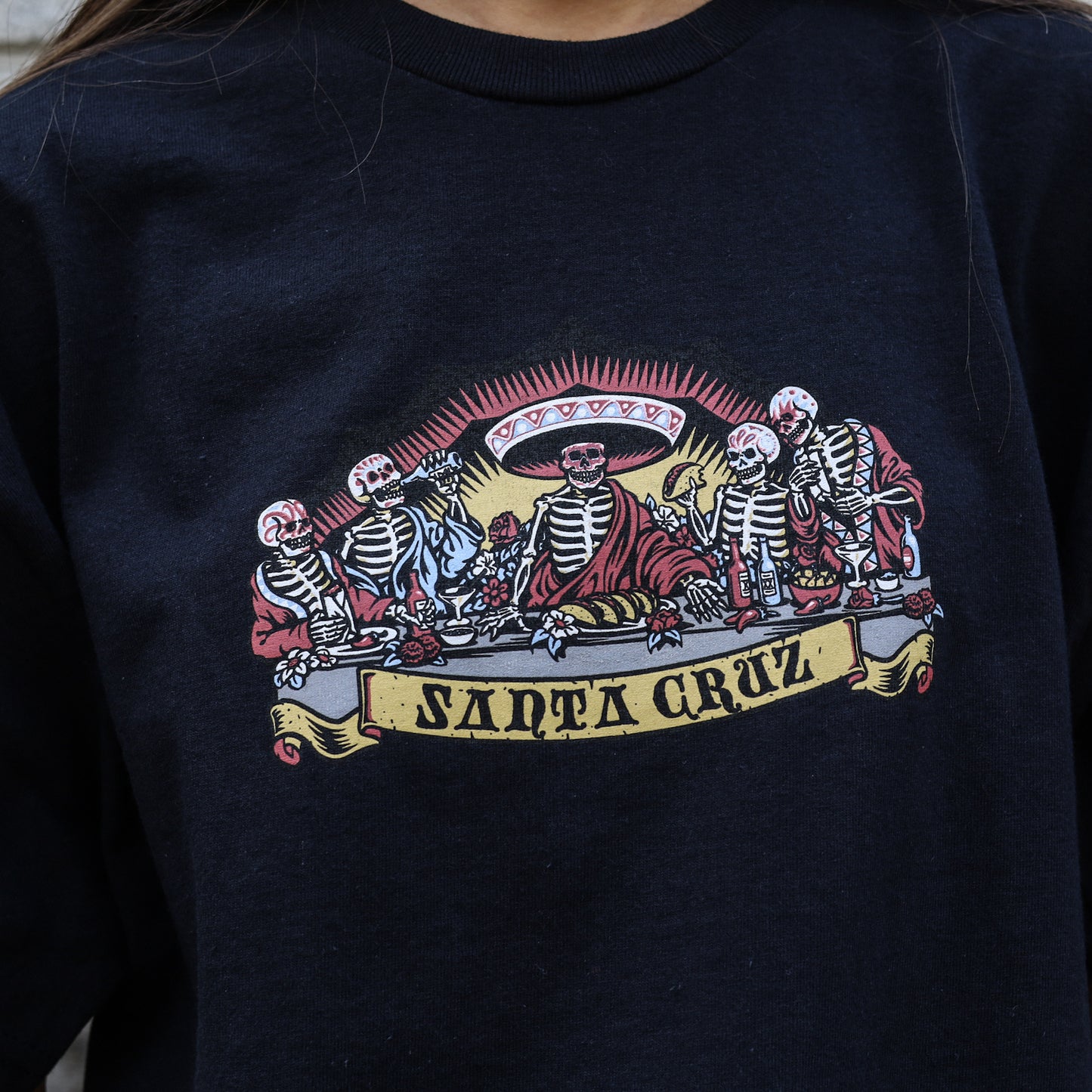 SANTA CRUZ / GUZMAN DEAD DINERS FRONT S/S TEE (BLACK)
