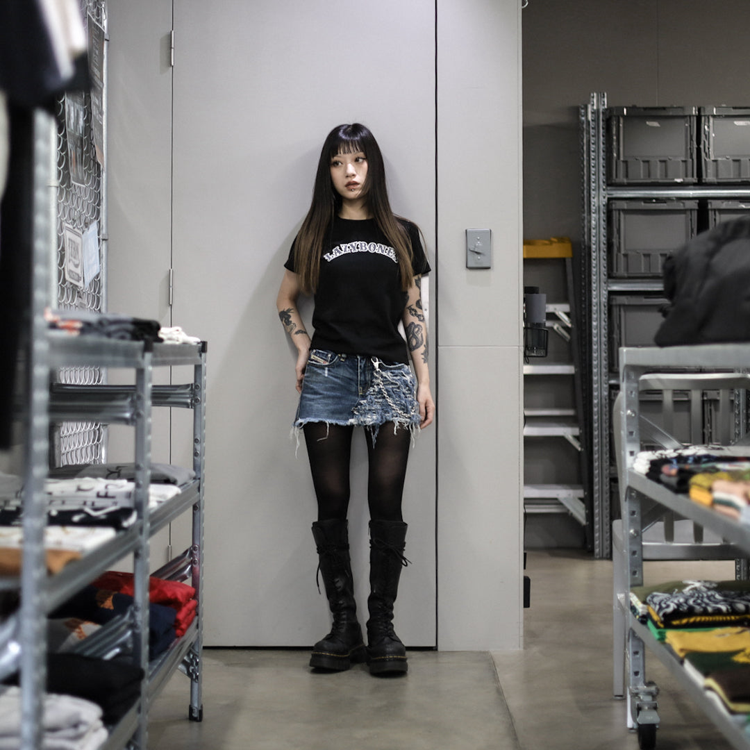 LZBN / KIDS ARCH LOGO TEE (BLACK)