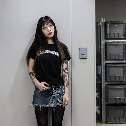 LZBN / KIDS ARCH LOGO TEE (BLACK)