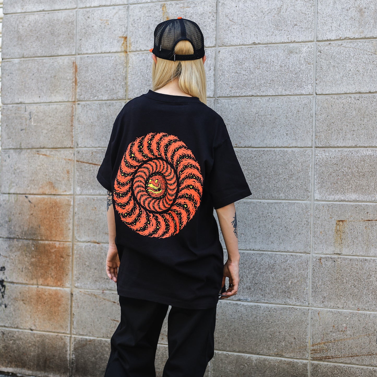 SPITFIRE X GRIMPLE STIX / FURRY CLASSIC TEE (BLACK)