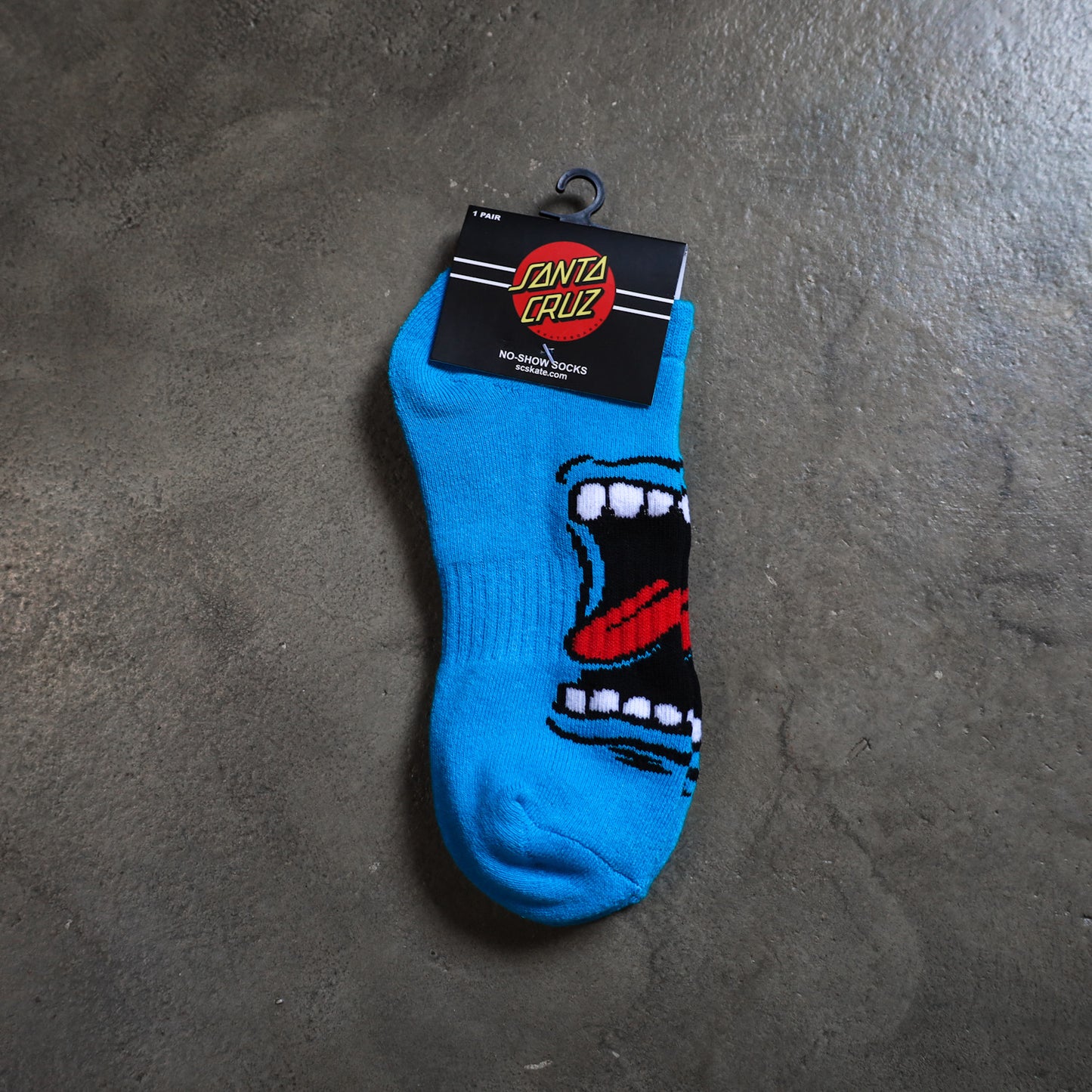 SANTA CRUZ / BIG MOUTH SOCKS (BLUE)