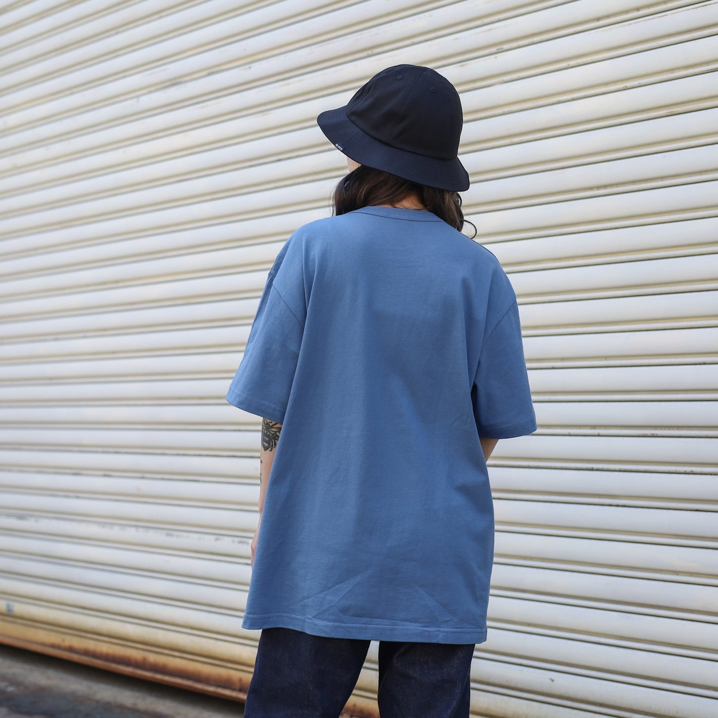 BLUCO / PRINT TEE -OLD- (SLATE BLUE)