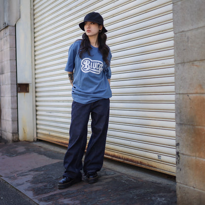 BLUCO / PRINT TEE -OLD- (SLATE BLUE)