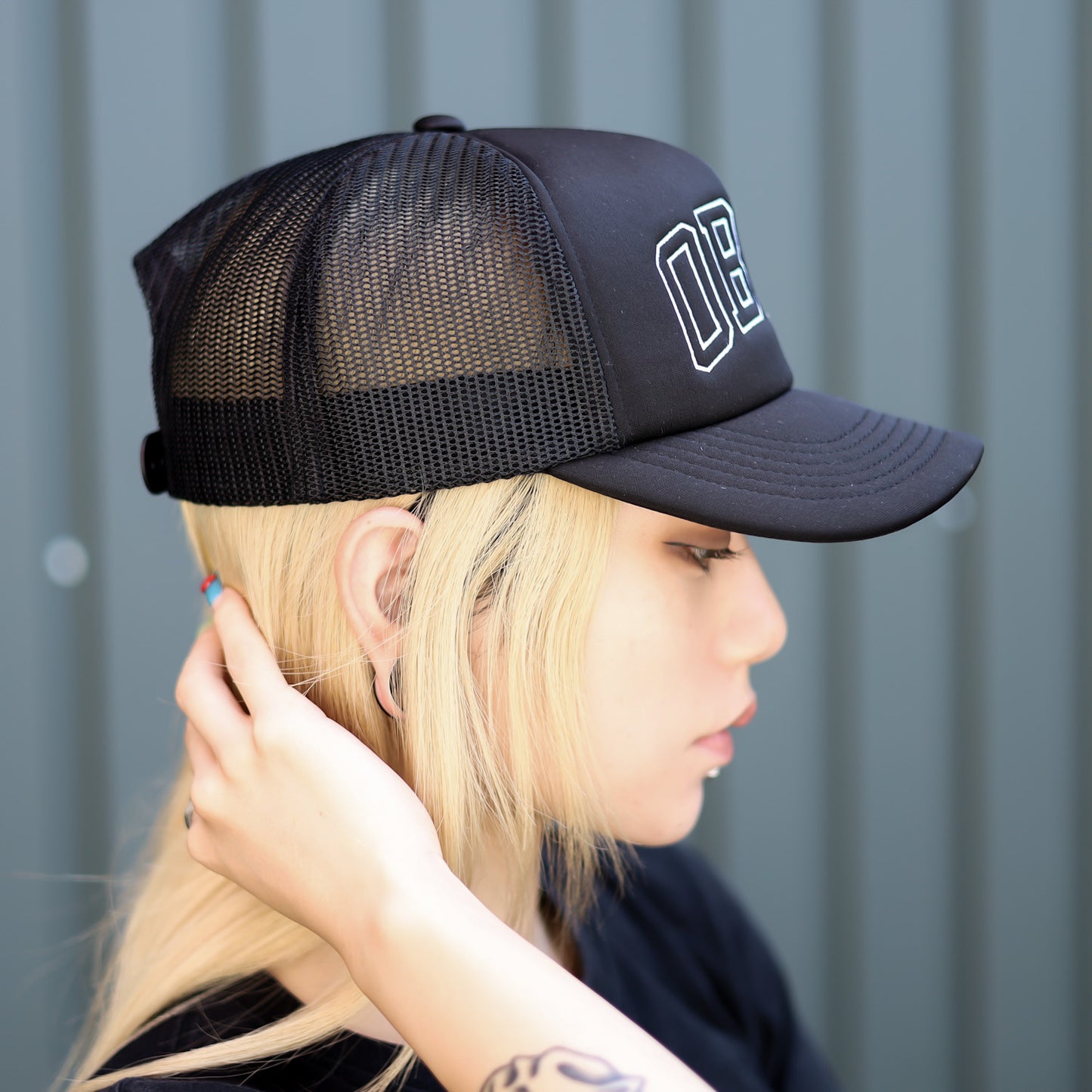 OBEY / OBEY ACADEMY TRUCKER CAP (BLACK)