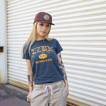 LZBN / KIDS OE COLLEGE HEAVYWEIGHT TEE (DENIM)