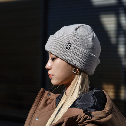 LZBN / STANDARD CHUNKY BEANIE (LIGHT GREY)