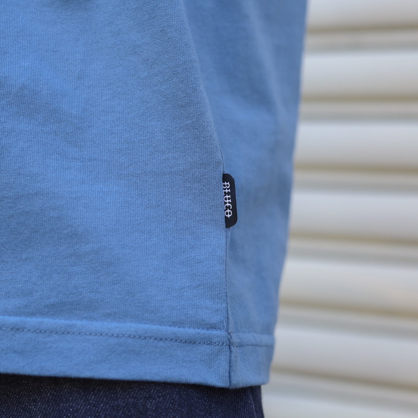 BLUCO / PRINT TEE -OLD- (SLATE BLUE)