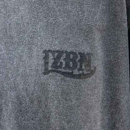 LZBN / WOMENS CRACK LZBN LOGO GARMENT DYED BOXY TEE (PEPPER)