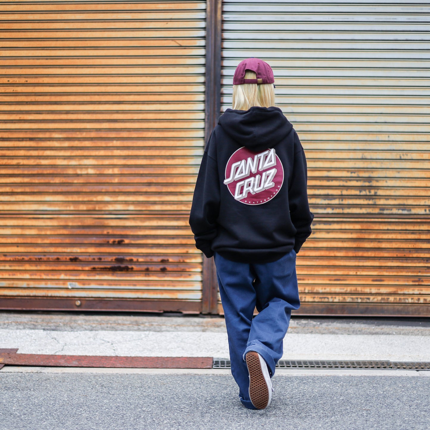 SANTA CRUZ / OTHER DOT PULLOVER HOODIE (BLACK)