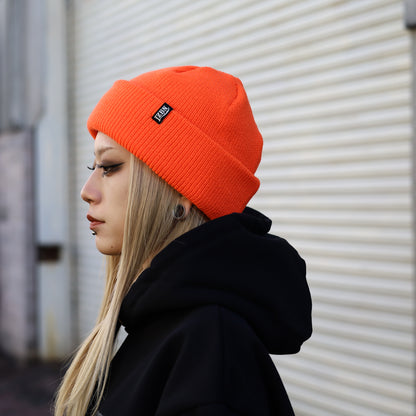 LZBN / STANDARD CHUNKY BEANIE (SAFETY ORANGE)